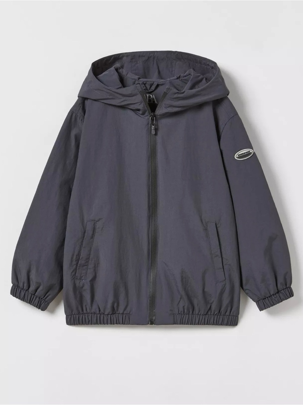 Zara Kids Hooded Jacket - Charcoal
